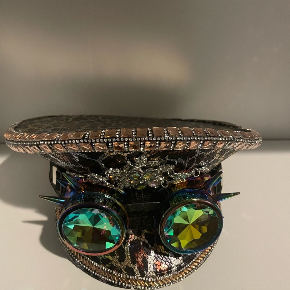 Leopard Captains Hat